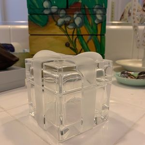 Tiffany & Co. crystal gift box container